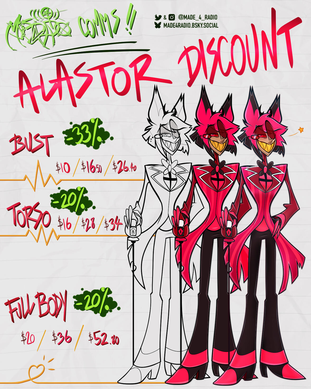Alastor Discount!